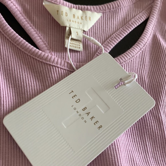 Ted Baker Rib Racerback Tank Size 1 - Picture 6 of 9